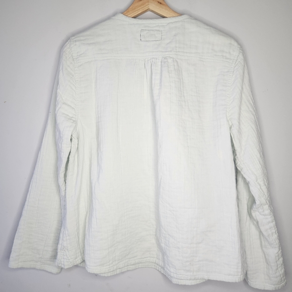Current Elliott The Retreat Cotton Henley Top size 3 - Picture 8 of 9